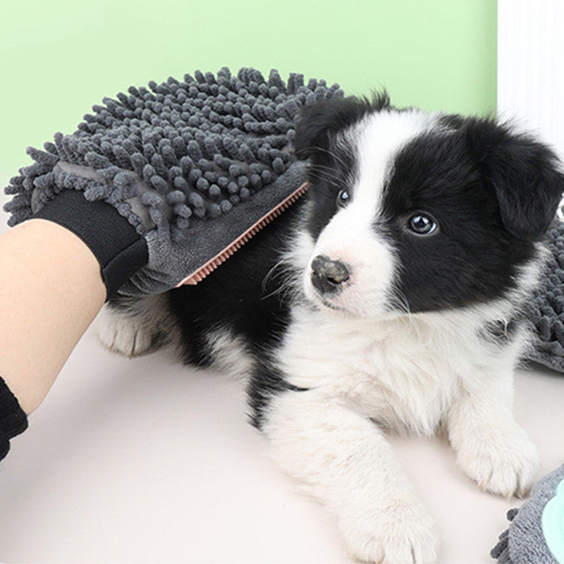 Pet Bathing Brush 2-in-1 Grooming Glove