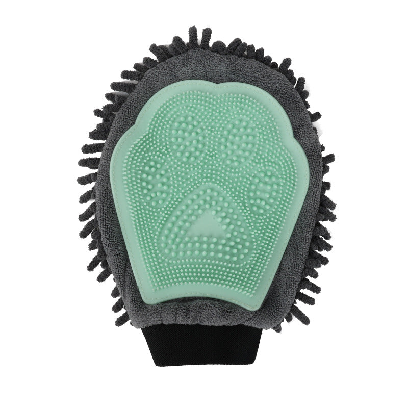 Pet Bathing Brush 2-in-1 Grooming Glove