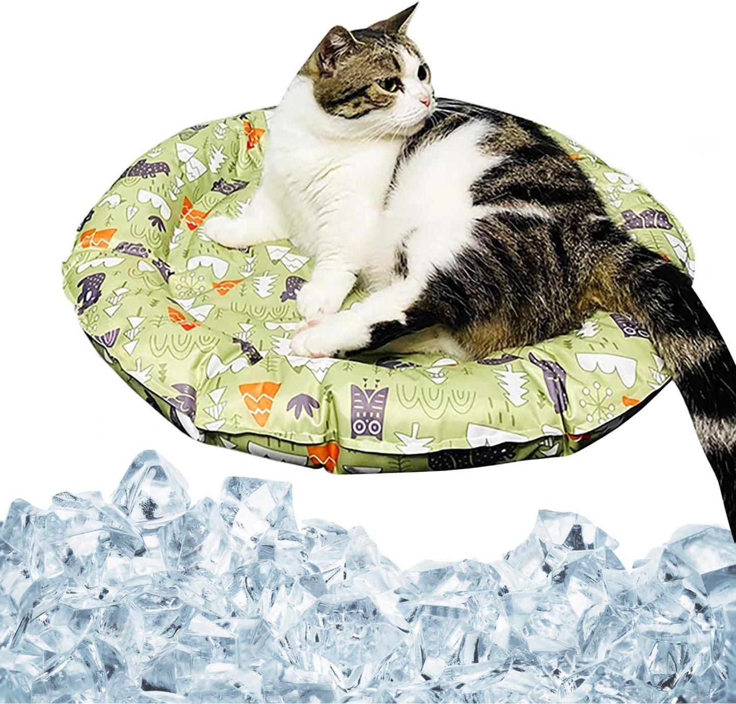 Cat Dog Pet Cooling Mat Cushion Pad Bed Summer Cool Down Comfortable Soft For Pets And Adults