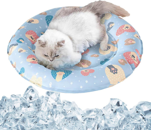 Cat Dog Pet Cooling Mat Cushion Pad Bed Summer Cool Down Comfortable Soft For Pets And Adults